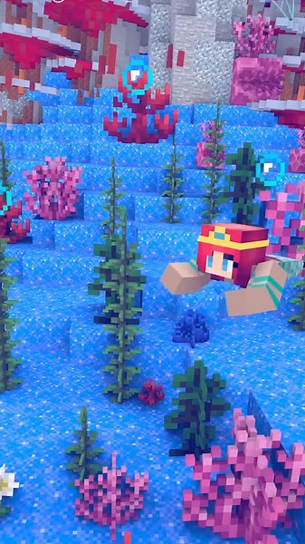 Mermaid and Kind-Hearted Farmer - Mermaid Helps Zombie Find Treasure #minecraft #annimation