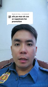 "Alin mas okay Civil Service Exam or Napolcom for Promotion?" #CSE #NAPOLCOM | Mark Armea