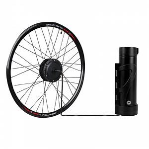 [Hot Item] Best DIY Budget Friction Front Rear Hub Wheel MID Drive Simple Ebike Conversion Kit with Battery for Mountain Bike