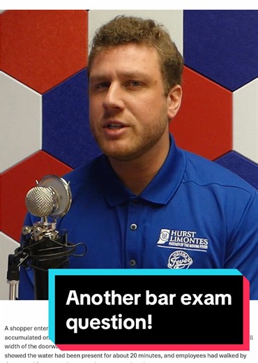 Another practice bar exam question is her, do you know the answer? 📝👩‍⚖️ Test your skills and see if you’d pass the bar! #BarExam #LawStudents #FutureLawyers #LegalTikTok