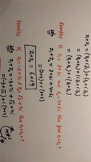 Addition of two complex numbers#11th mathematics#chapter4 #ncert