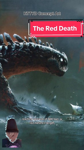 The Red Death Dragon Species in How to Train Your Dragon