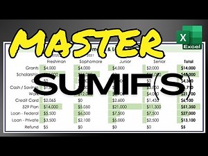 SUMIFS in EXCEL with Multiple Criteria