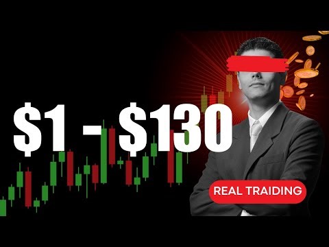 Grow $1 to $130 🔥 in one session | Parabolic SAR + EMA 200 Strategy (Binary Options 2026)