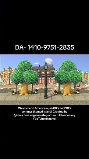 AMERICAW. || Animal Crossing New Horizons Island Tour.