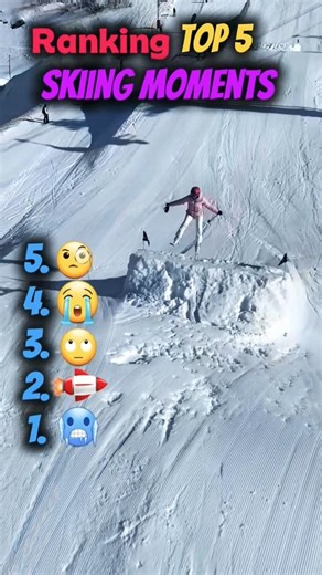 Ranking The Best Legendry Skiing Moments 🥶 #ice #skiing #fail