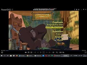 Menu From Tarzan 2005 DVD