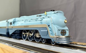 优雅的大蓝鹅|HO比例的BL ATSF Blue Goose 铜车 试车