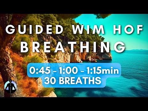 Very Easy WIM HOF Guided Breathing Session - For Complete Beginners