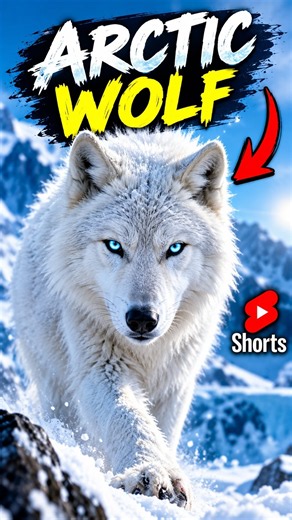 You’ve Never Seen a Wolf Like This…🐺#ArcticWildlife #WhiteWolf #WolfVideo #animals #wildlifeshorts