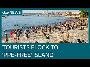 Tourism thrives on 'PPE-free' island of Zanzibar despite vice-president dying from Covid | ITV News