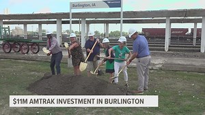 Laying the tracks: Officials break ground on new Burlington Amtrak project