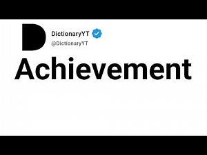Achievement Synonyms/Thesaurus/Similar Words