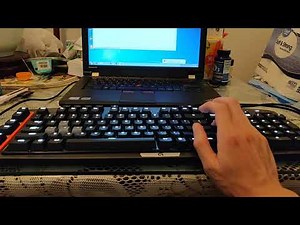 Logitech G710+ Mechanical Keyboard Sound Test