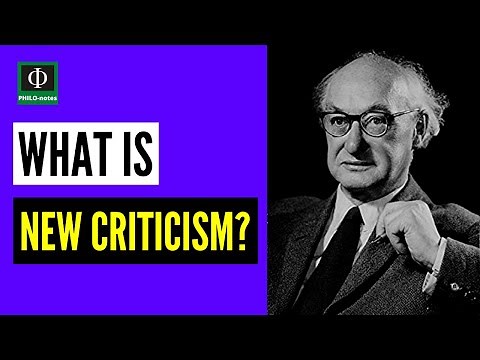 What is New Criticism?