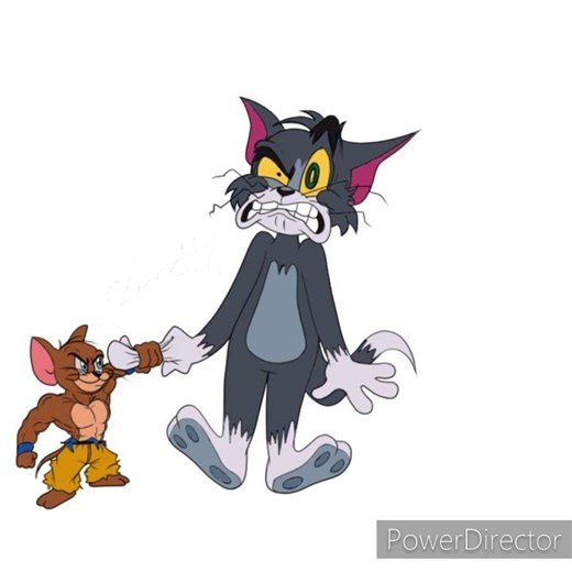jerry mouse angry get tom cat