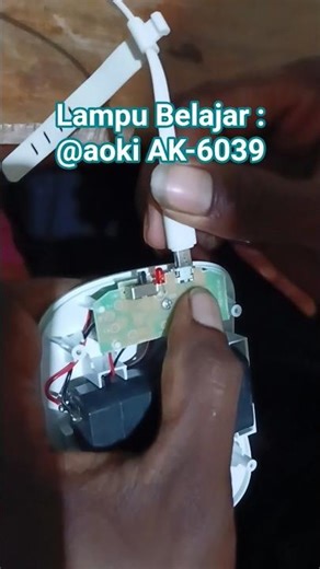 Lampu Belajar ][ Cara bongkar pasang Lampu aoki AK-6039 #caratop #tutorial #lampubelajar #aoki