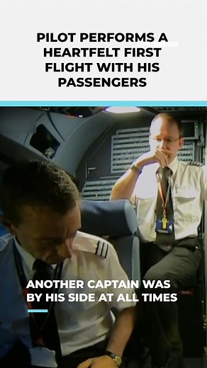 The most difficult moment was his first landing | Pilot performs heartfelt first passenger flight | Positive