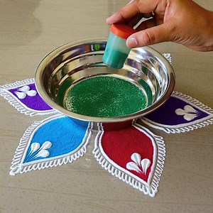 Easy & Special Rangoli Designs For Diwali | Color Rangoli Designs | Awesome Rangoli