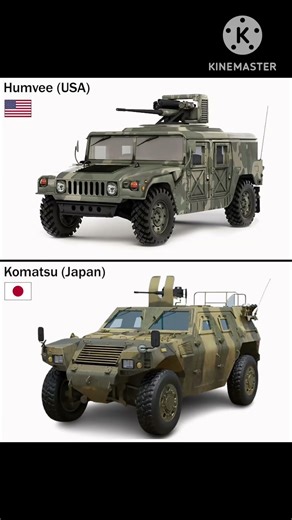 Humvee (USA) vs Komatsu (Japan) #shortsfeed