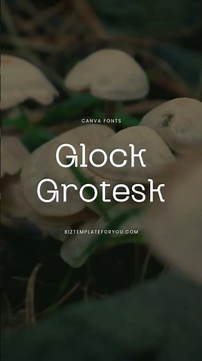 Top 5 Modern + Natural Fonts for Your Business Brand 🌿 | Canva Font Guide #canvafonts