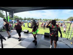 Cha Cha Slide by Casper Line Dance * Tonya Starr SAAR Productions At Mountain House Juneteenth 2023