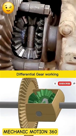 Differential Gear working #foryou#automobile #engineering #viral #machine#autocadblocks #machinede
