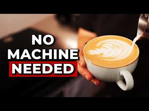 Froth Milk Like a PRO Without a Machine in 5 Minutes