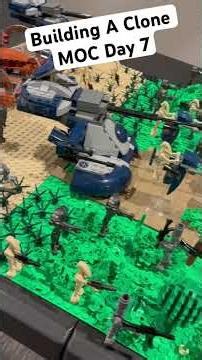 Building A Clone MOC day 7 #lego #legostarwars #clonetrooper #clonewars #moc