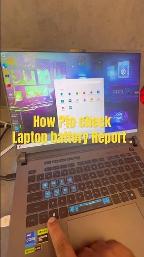 How? Check battery report on windows Pc#trindingshorts ##smartphone #techreview #viralshort