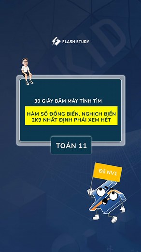 Hàm Số Đồng Biến và Nghịch Biến với Máy Tính