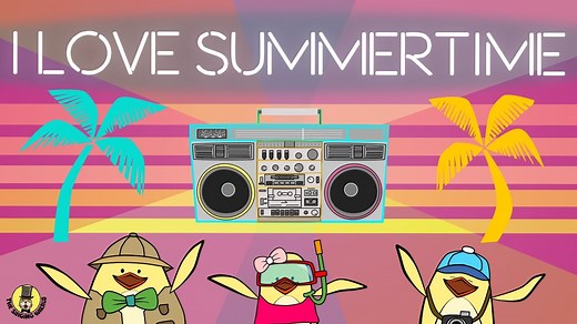 Summer Songs for Kids | I Love Summertime | The Singing Walrus