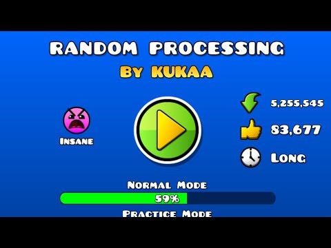 I Played Random Processing in Geometry Dash!