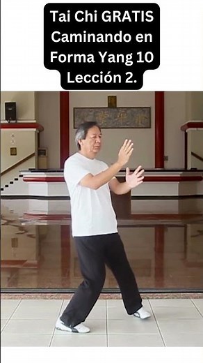 FREE Tai Chi. Lesson 2. Yang Form 10. Walking in Yang Form 10.