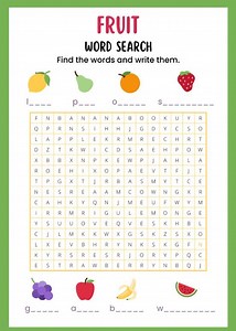 Kids Word Search Puzzles: 16 Printable Educational Games (PDF) - Etsy UK