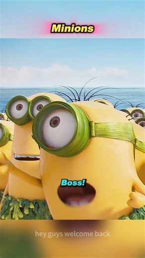🍌Minions Kill Their Dino Boss Over One Banana! Kevin Stuart Bob Opening Scene😱 #minions #shorts