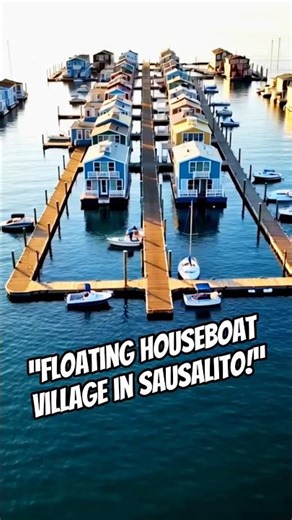 “Floating Houseboat Village in Sausalito!”