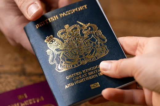 Is it black or blue? New British passport causes confusion.