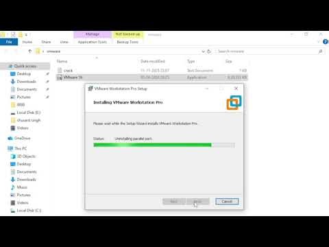 VMware Workstation installation