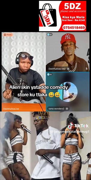 Alien skin at comedy store #alienskinug #alienskin #bobiwineuganda✊✊✊✊✊✊ #foryoupage #trendingvideo @AlienSkin ug @5Dz PHONES AND ACCESSORIES