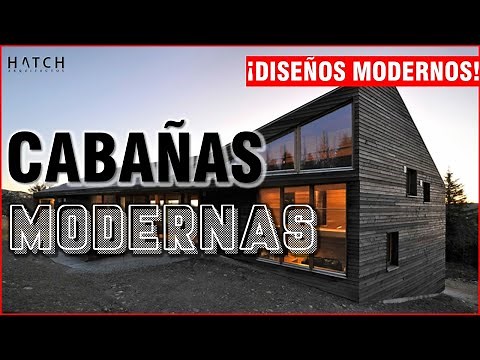 ⛺ Diseños de cabañas modernas.