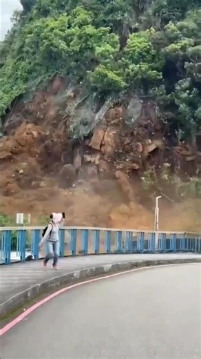 one of the deadliest phenomena on Earth, the land slide #landslide