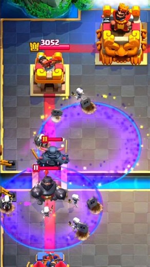 The GRAVEYARD "STALL" Deletes Mega Knight! 🪦💀🚫 (14k Meta) #Shorts #ClashRoyale #USA #Gaming