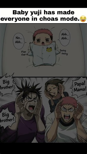 Baby yuji has made everyone in chose mode.!!👌✌||Royan uchiha| #anime #jujutsukaisen #memes #edit