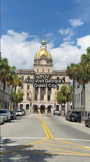 Savannah Georgia Travel🌳⛲️ #travel #unitedstates #savannah