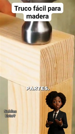 Una técnica sencilla y precisa para lograr uniones de madera limpias y firmes. ¡Ideal para tus proyectos de carpintería! 🪵✨ #Carpintería #TrucosCaseros #DIY | Sabias Esto?