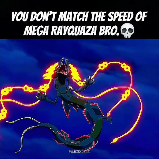 Giratina Couldn’t Keep Up With Mega Rayquaza! 💀🐉 #like #subscribe #pokemon #anime
