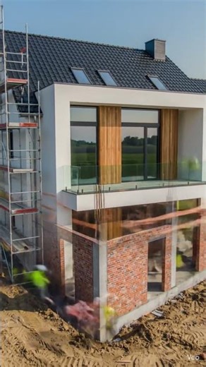 Building a pillar moderen house #columnconstruction #house