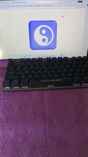 Yin Yang MS WORD UNICODE( 262F ) #yinyoga #asmr #computereducation #typing #computertips #computer