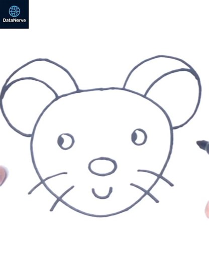 mouse drawing #drawing #satisfying #art #threeblindmice